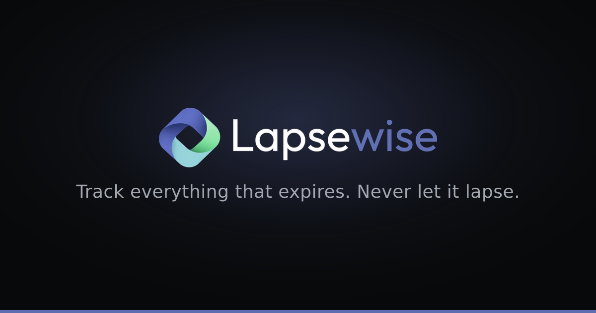Lapsewise screenshot 1